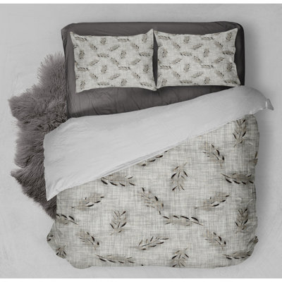 Polyester Channel Floral Comforter