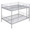 Lit superposé double au-dessus de double, argent-129391626