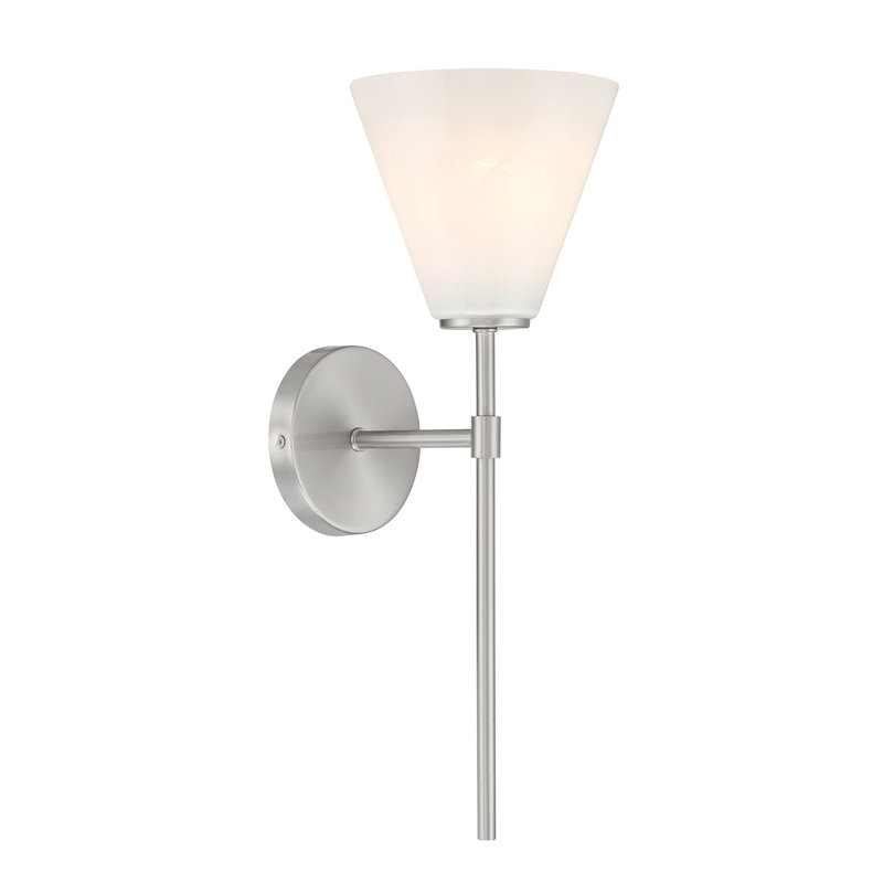 Blair 1-Light Wall Sconce in Polished Nickel, Polished Nickel