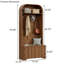Arbre d'entrée de 31,4 po de largeur avec banc et rangement pour chaussures-124712980