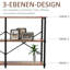 120cm W Manufactured Wood Shelving Unit