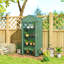 Outsunny 4 Tiers Mini Portable Greenhouse Compact 165H x 69L x 50W cm Green