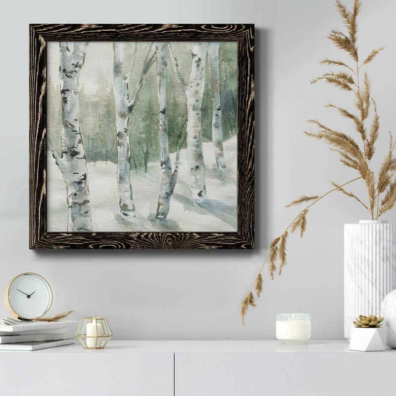 Peony Bouquet I - Peinture sur toile encadrée, H 35,5 po x l 35,5 po x P 1,5 po, Cadre noir