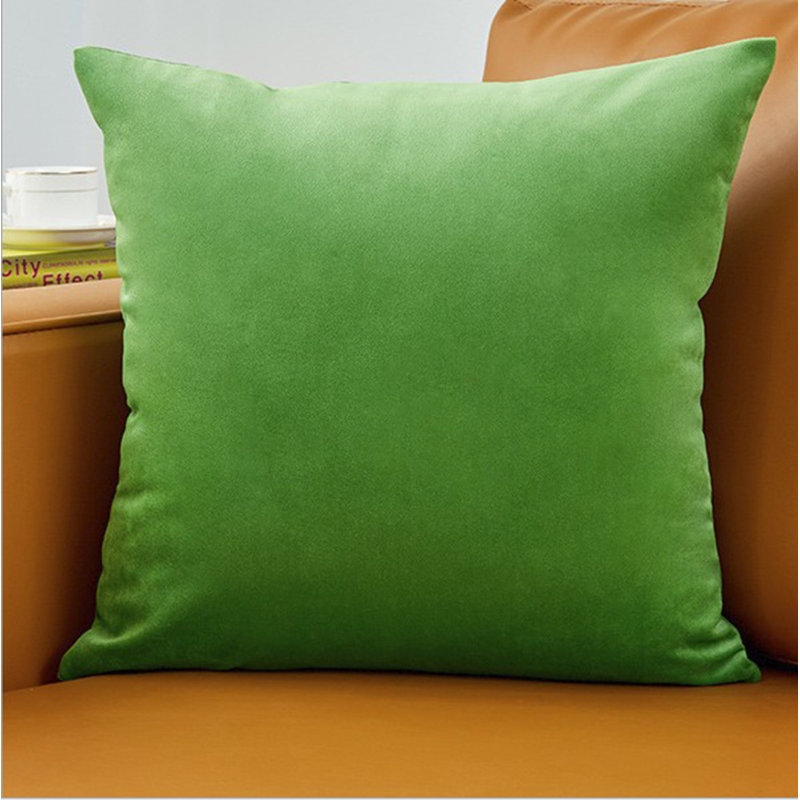 Ensemble de 2 housses de coussin avec inserts New Combo, H 18 po x l 18 po, Vert foncé et vert olive