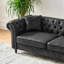 Canapé en tissu 83 po Chesterfield-1944188590