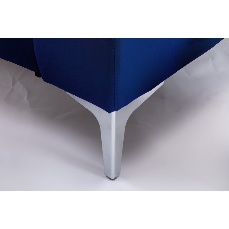 Composant de siège modulaire en velours de 136 po de largeur