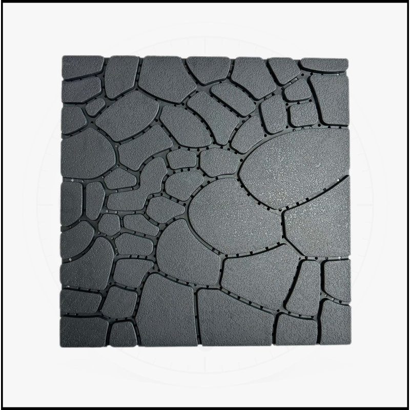 Interlocking Patio Deck Tiles for Versatile Outdoor Spaces, Quick Installation, Grey