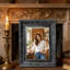 Cadre photo 3 pièces 8 po x 10 po noir sophistiqué pour affichage mural et de table