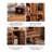 French Style Solid Wood Accent Cabinet