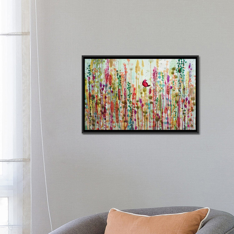 «Esperanto» par Sylvie Demers, reproduction sur toile, H 18 po x l 26 po x P 1,5 po, Toile avec cadre noir