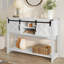Console à portes de grange coulissantes avec tablette de rangement-359384005