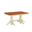 Ensemble de table de salle à manger 9 pièces comprenant une table de salle à manger rectangulaire avec feuille papillon et 8 chaises de salle à manger, babeurre et cerise-578428908