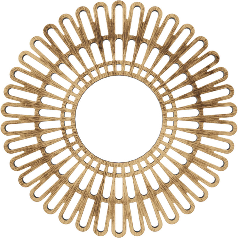 Médaillon de plafond architectural en PVC de qualité architecturale 30 po x P 11 po x P 1 po x P 1 po, Bronze vieilli