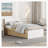 Modern Bed Frame With Twin Trundle For High Gloss Headboard And Footboard-111702677