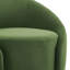 Fauteuil demi-tonneau pivotant rembourré Aunna-1325850114