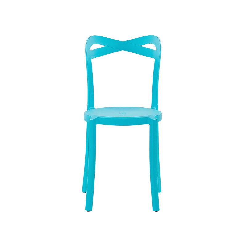 Orey 2 - Person Patio Dining Set with Square Table, Blue