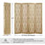 Paravent naturel en bois massif de 5,75 pi-1011471383-1012916373