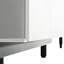 Meuble télé extensible pour écrans de 80 pouces et plus, moderne, 70,1 po à 100 po, fini blanc noir au design moderne, téléviseur, réglable de 100 po-717058206