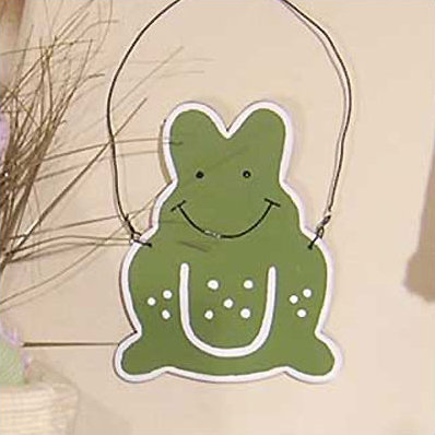 Fixation murale grenouille One Little Froggie, Vert