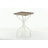Millett Wooden Side End White Accent Table with Brown Wood Top