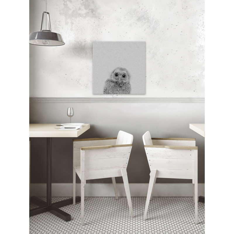 Those Big Eyes II - Drawing on Canvas, 102cm H x 102cm W