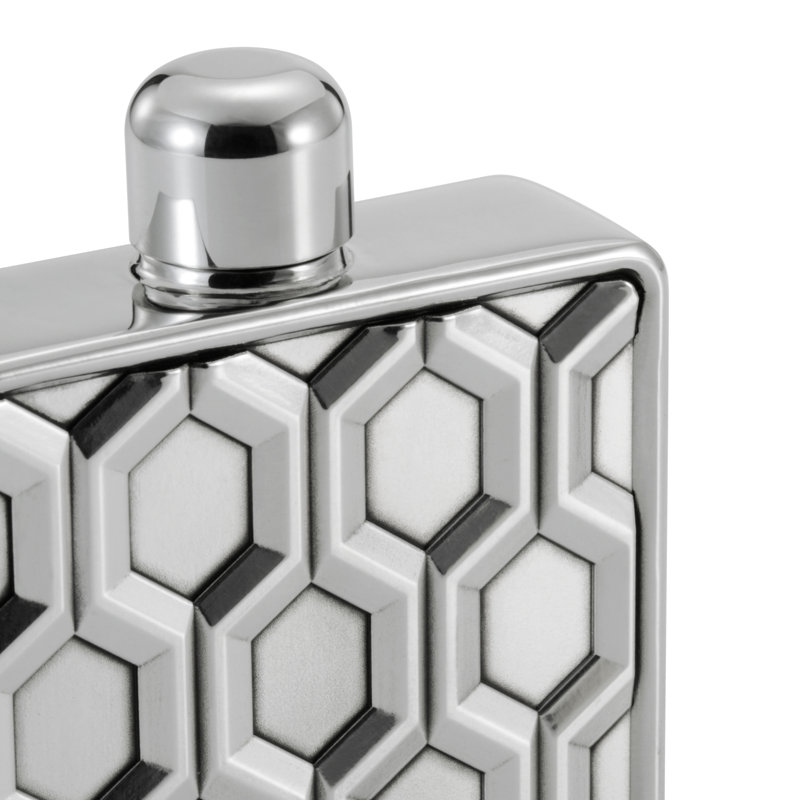 Royal Selangor Hexagon Hip Flask