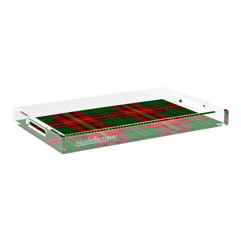 Acrylic Decorative Tray, 22.5"W x 14.5"D x 2"H