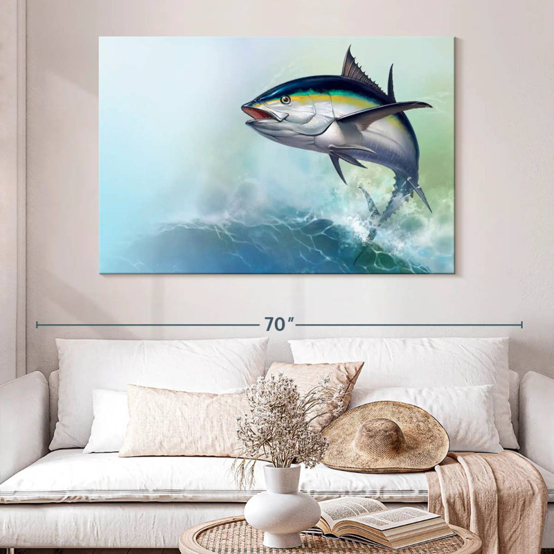 Flying Tuna Fish, 34" H x 51" W