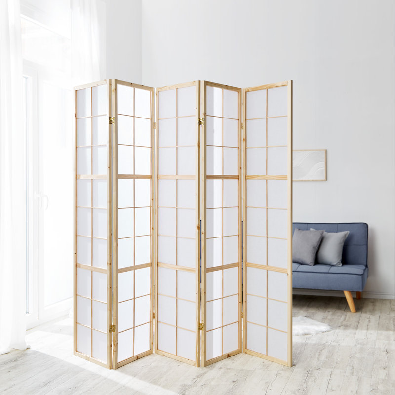 Bastian Room Divider, Natural, 5 Panels