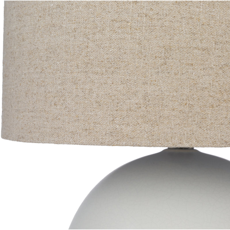 Lillian Ceramic Table Lamp, White