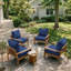 Coussins de chaise d'extérieur et coussins de siège et de dossier Brax 22X22X4 Braun Outdoor, ensemble de 2 coussins-1528910199-1528910204-1528910205