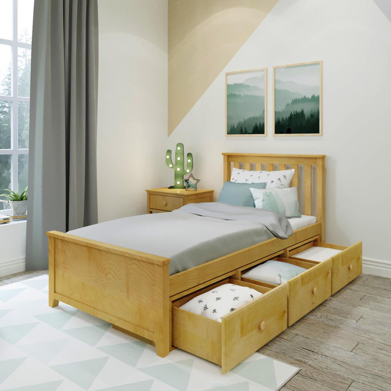 Gentrie Kids with Drawers, Gray, Twin