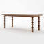 Table de salle à manger rectangulaire en bois massif-108584215-122782668