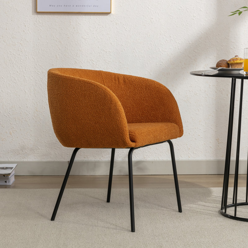 Sublette Upholstered Armchair, Orange