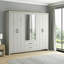 6 Door 2 Drawer Wardrobe with Mirror-119009979