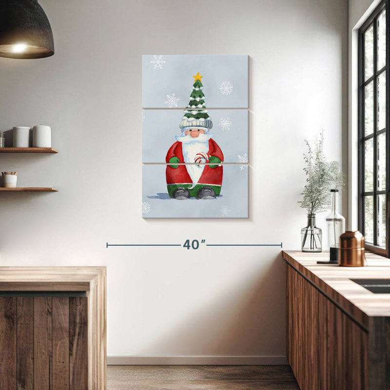 Gnome de Noël Lelend I, H 38 po x l 24 po