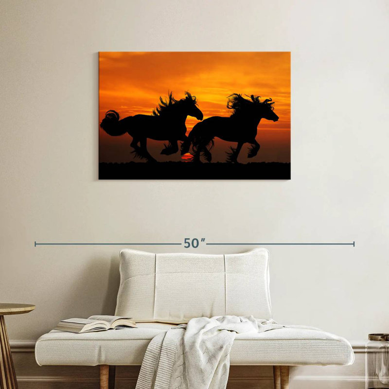 Mustang Horse, 24" H x 36" W