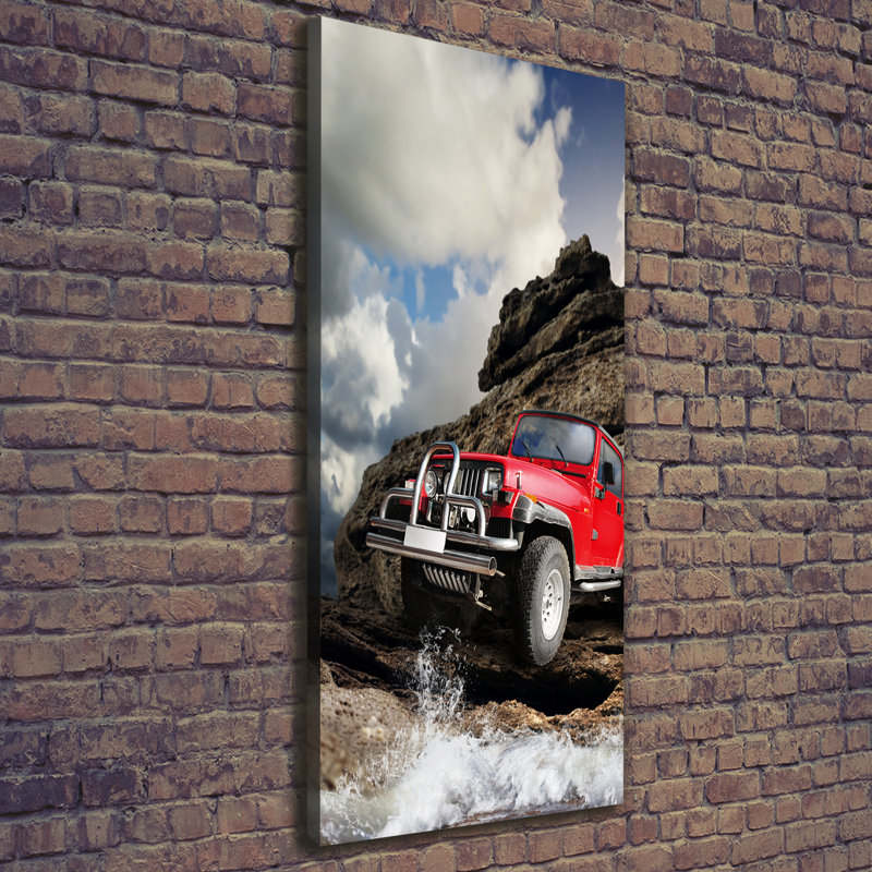 Off-road Car - Wrapped Canvas Print