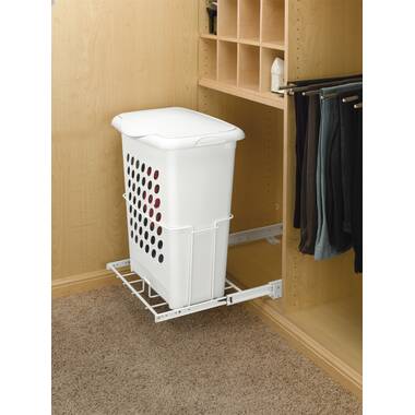 Pull-out shelf for laundry