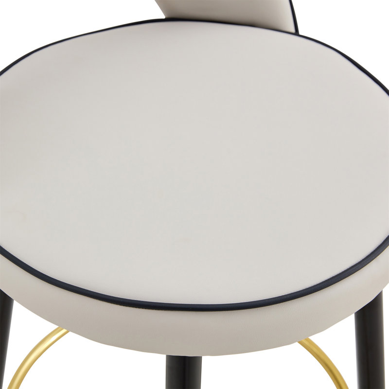 Ensemble de 2 tabourets pivotants Balen, Gris