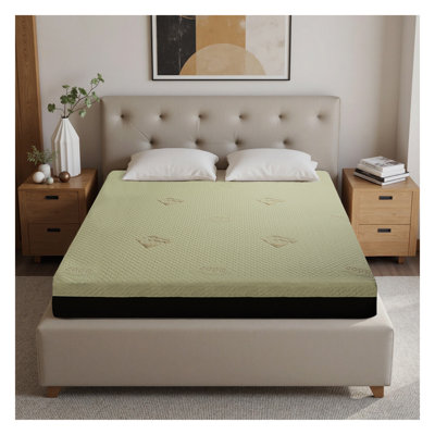 12-Inch Queen Mattress - Copper Infused Cooling Memory Foam Mattress with 7-Zone Pressure Relief, Medium Firm Support for Back Pain Relief, CertiPUR-US Certified
