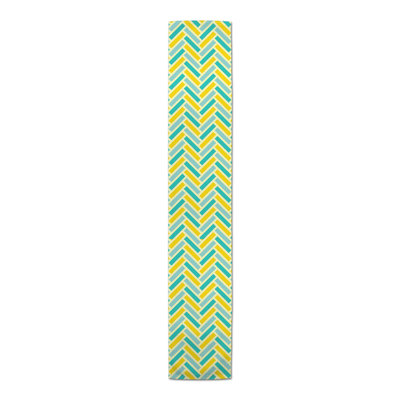 Chevron Cotton Blend Table Runner