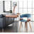 18.50'' H Velvet Upholstered Armchair-86604387