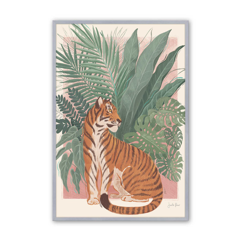 «Jungle Majesty», Chrome poli, H 25,25 po x l 19,25 po