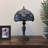 Veasey 19" H Tiffany Table Lamp Stained Glass Tulips LED Bulb Included 12"W*12"D*19"H