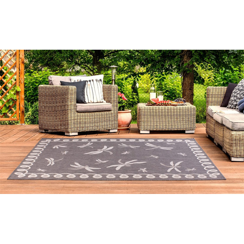 Pettway Hand Woven 60cm X 120cm Indoor / Outdoor Area Rug