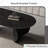 Erandi 51.2” Modern Wood Coffee Table With Two Abstract Support