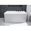 Lab 59.5'' L Freestanding Soaking Bathtub-615426990-615426991