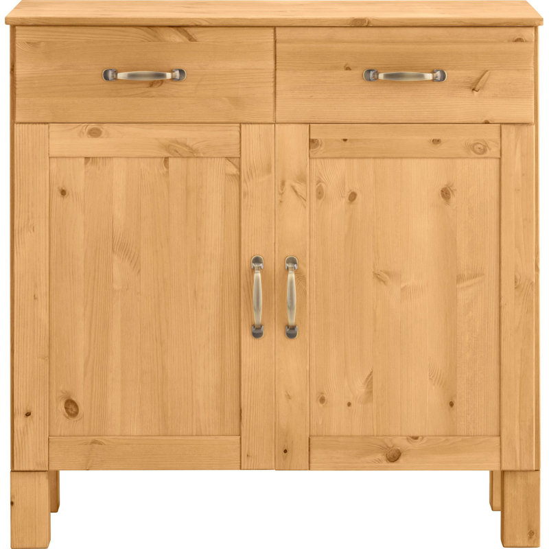 Flintwood 85cm Solid Wood Sideboard, Stain Wax