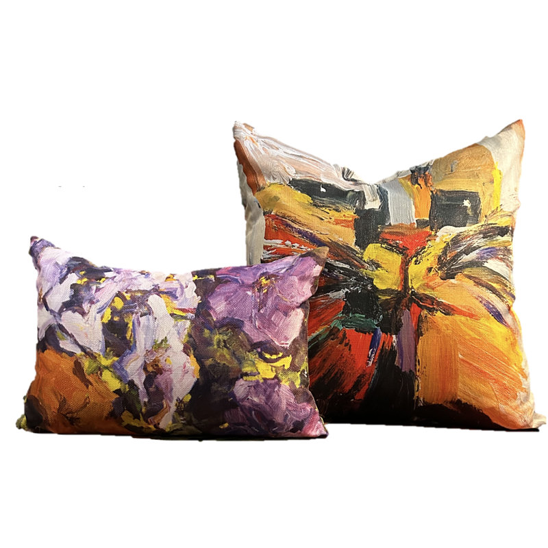 Linen Pillow Cover & Insert, 19" x 19", Square